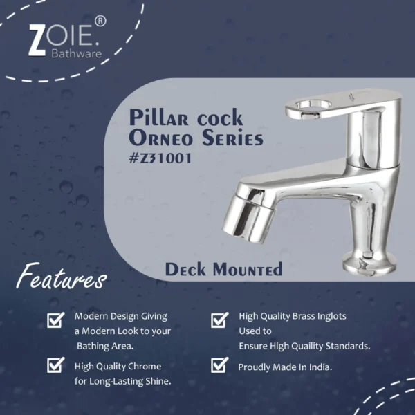 Pillar Cock For Washbasin by Zoie