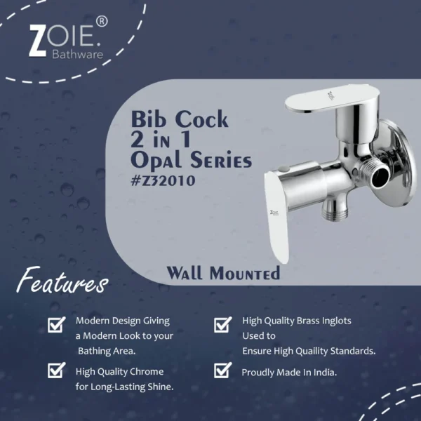 Angle Valve 2 in 1 By Zoie® - Opal - Image 2