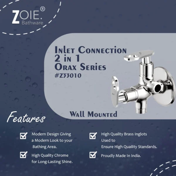 Angle Valve 2 in 1 By Zoie® - Orax - Image 2