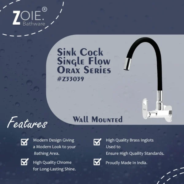 Kitchen Sink Taps Single Flow By Zoie® - Orax - Image 2