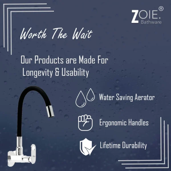 Kitchen Sink Taps Single Flow By Zoie® - Orax - Image 3