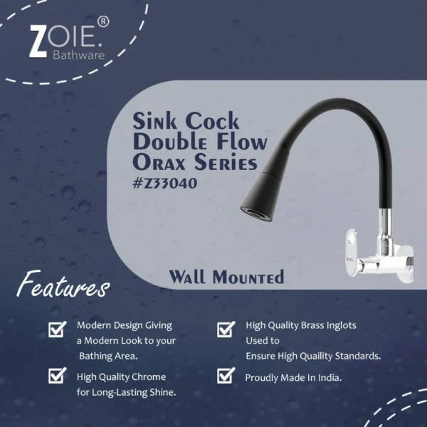 Kitchen Sink Taps Dual Flow By Zoie® - Orax - Image 2