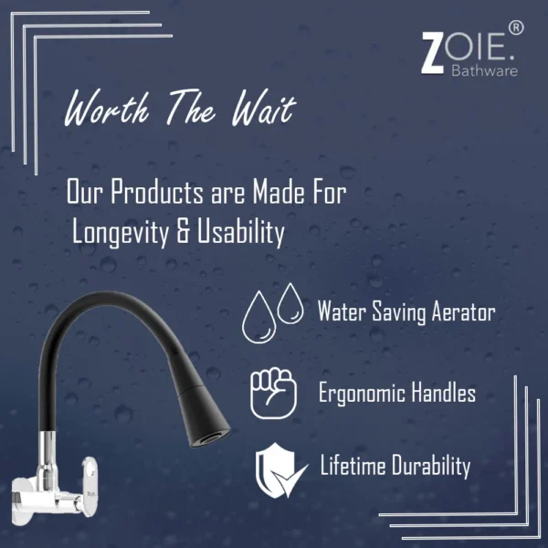 Kitchen Sink Taps Dual Flow By Zoie® - Orax - Image 3