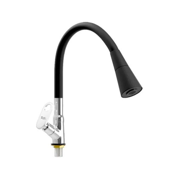 Swan Neck Pillar Tap Dual Flow By Zoie® - Orax