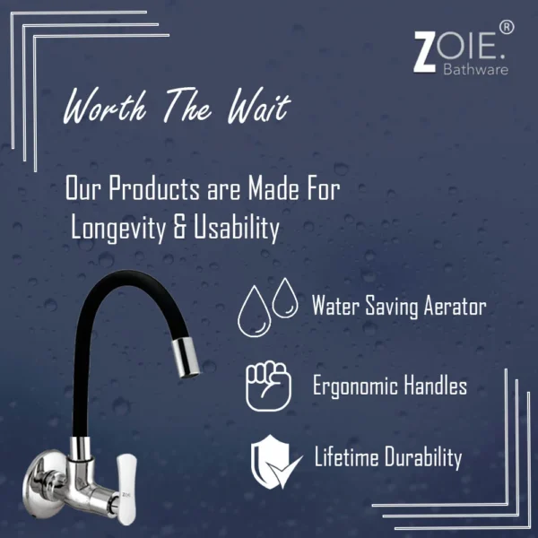 Kitchen Sink Taps Single Flow By Zoie® - Star - Image 3