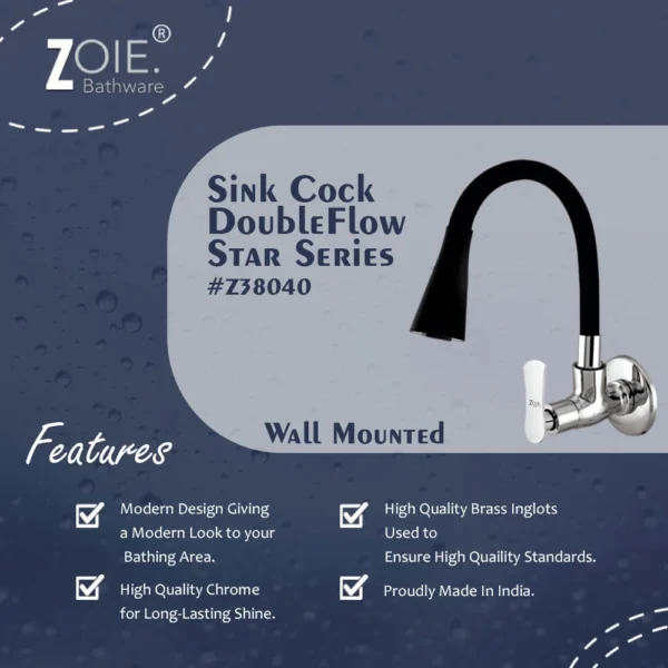 Kitchen Sink Taps Dual Flow By Zoie® - Star - Image 2