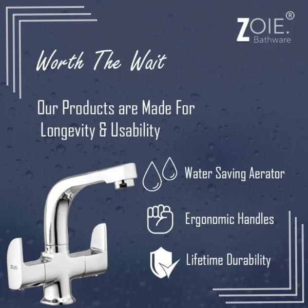 Centre Hole Basin Mixer By Zoie