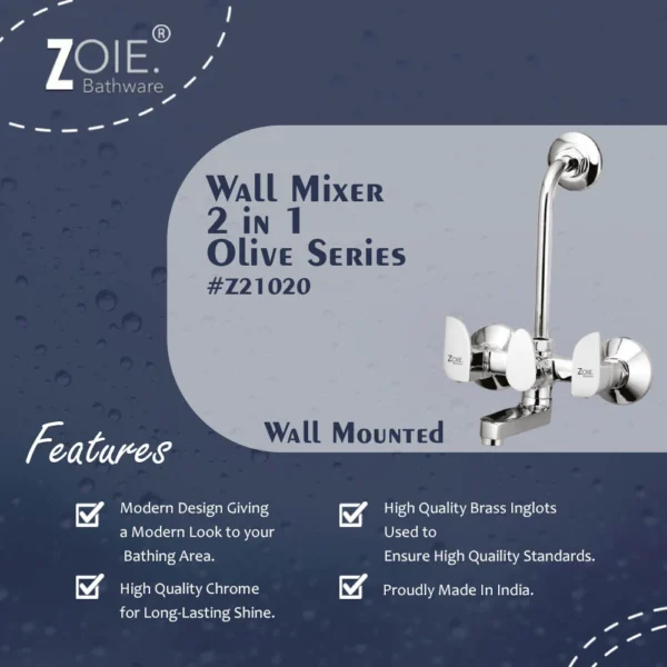 Wall Mixer By Zoie®- Olive - Image 2