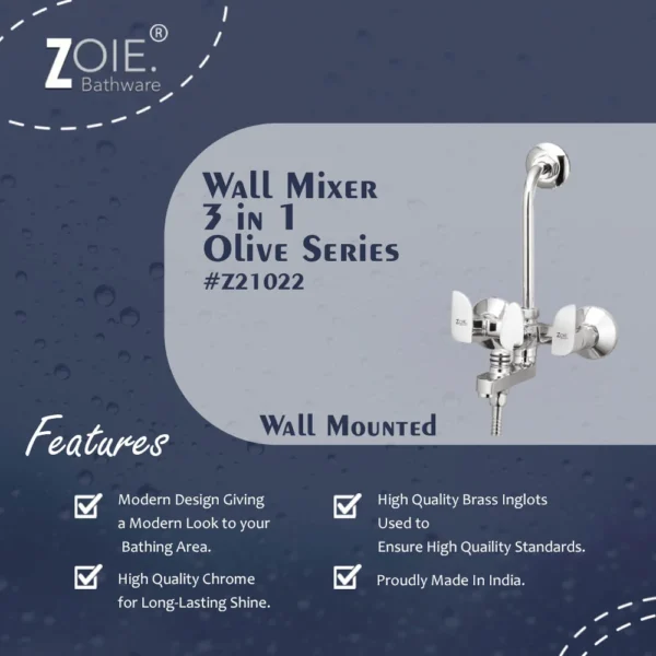 Wall Mixer 3 in 1 By Zoie