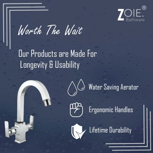 Centre Hole Basin Mixer By Zoie