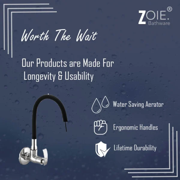 Kitchen Sink Taps Single Flow By Zoie® - Viva - Image 3