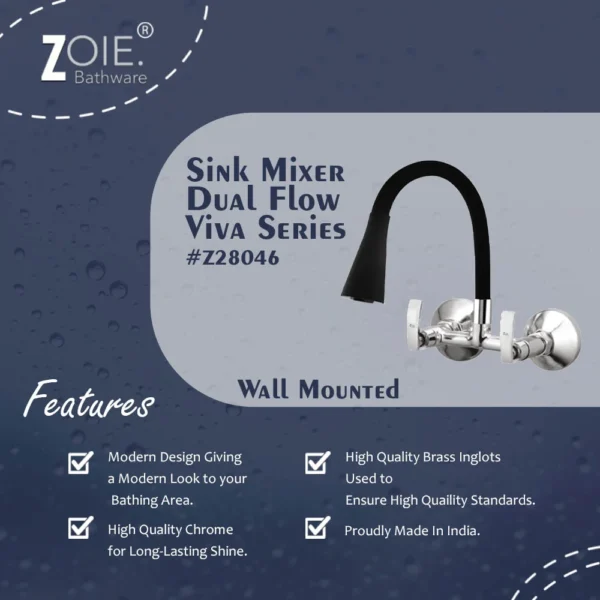 Kitchen Sink Mixer Dual Flow By Zoie®- Viva - Image 2