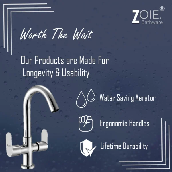 Centre Hole Basin Mixer By Zoie